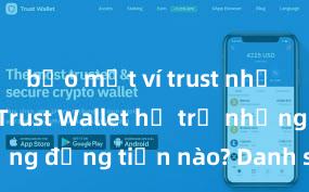 bảo mật ví trust như thế nào Trust Wallet hỗ trợ những đồng tiền nào? Danh sách đầy đủ